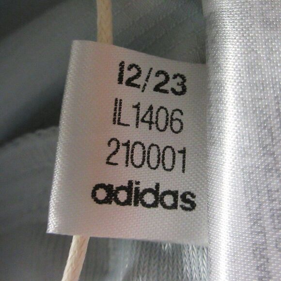 ADIDAS Silver Grey Woven Pants Mens Sz M Gray Training Athletic Workout Gym NWT - Picture 11 of 12